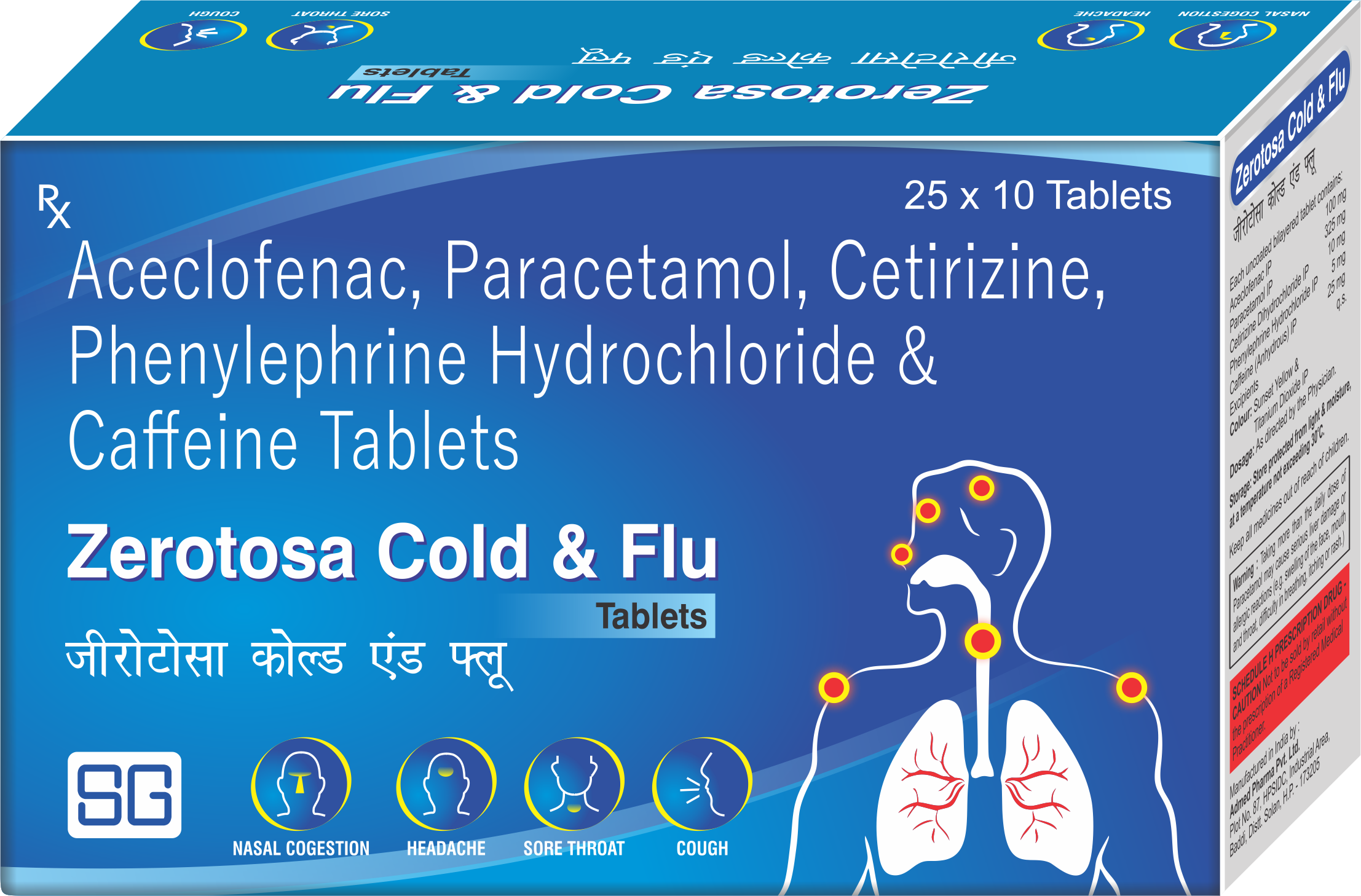 ZEROTOSA COLD & FLU TAB (BL)